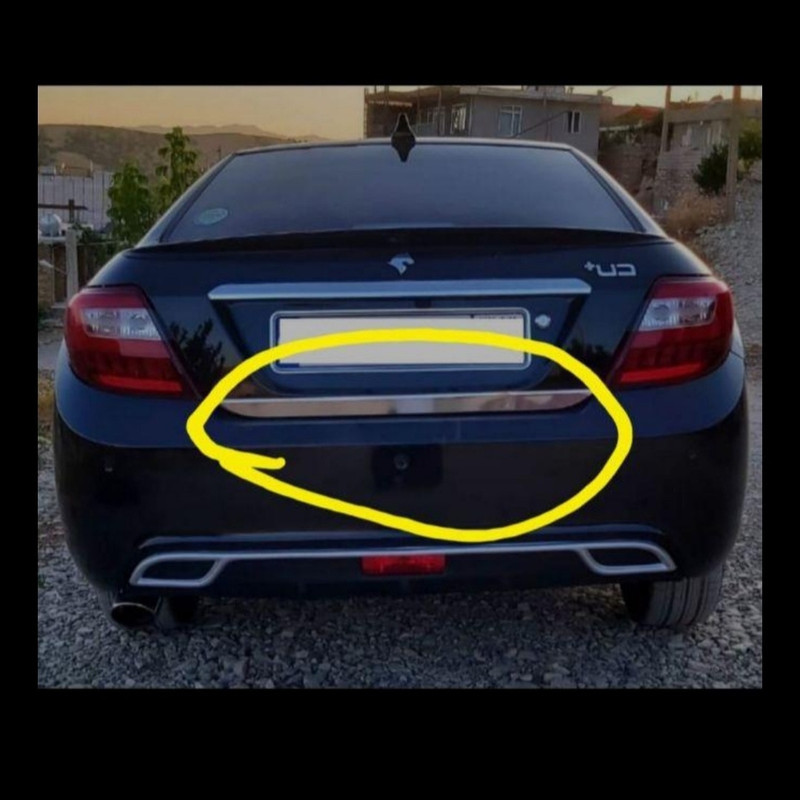 زه صندوق خودرو مدل استیل مناسب برای دنا پلاس
