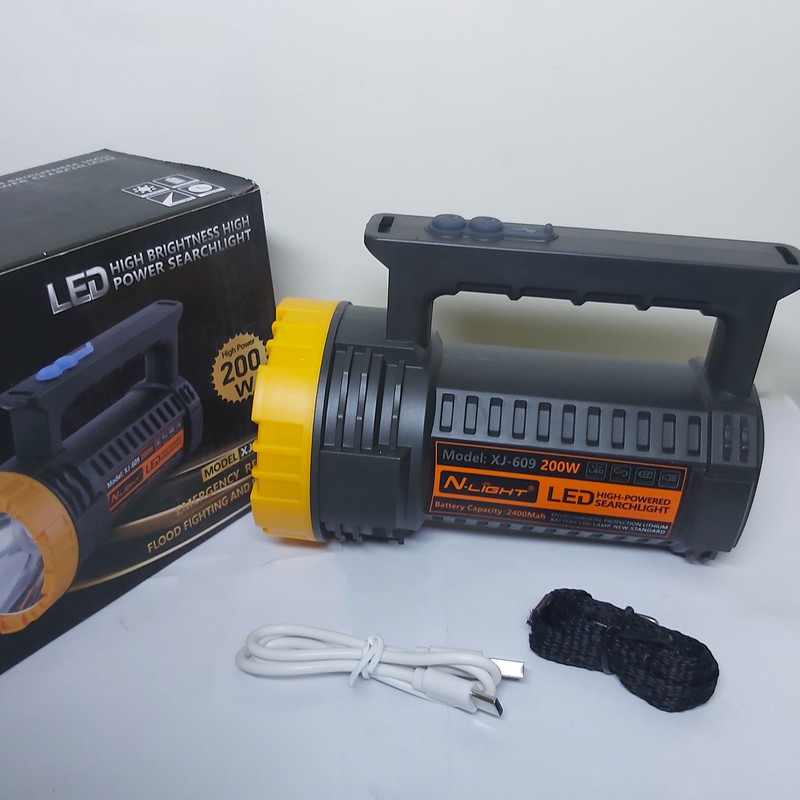 نورافکن دستی ان لایت مدل دسته دار کد XJ-609 با نور مهتابی