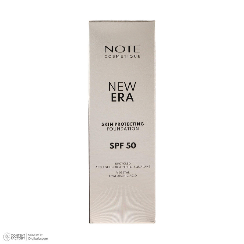 کرم پودر مایع SPF 50 نوت مدل NEW ERA شماره 140 مناسب برای انواع پوست حجم 30 میلی‌لیتر