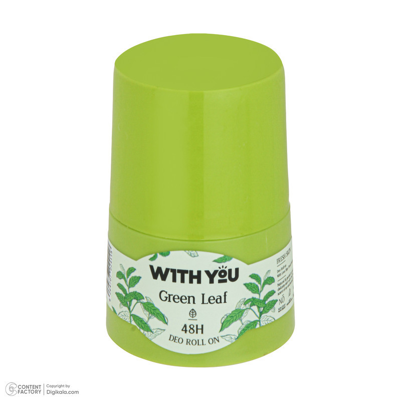 رول ضد تعریق زنانه ویت یو مدل GREEN LEAF حجم 50 میلی لیتر