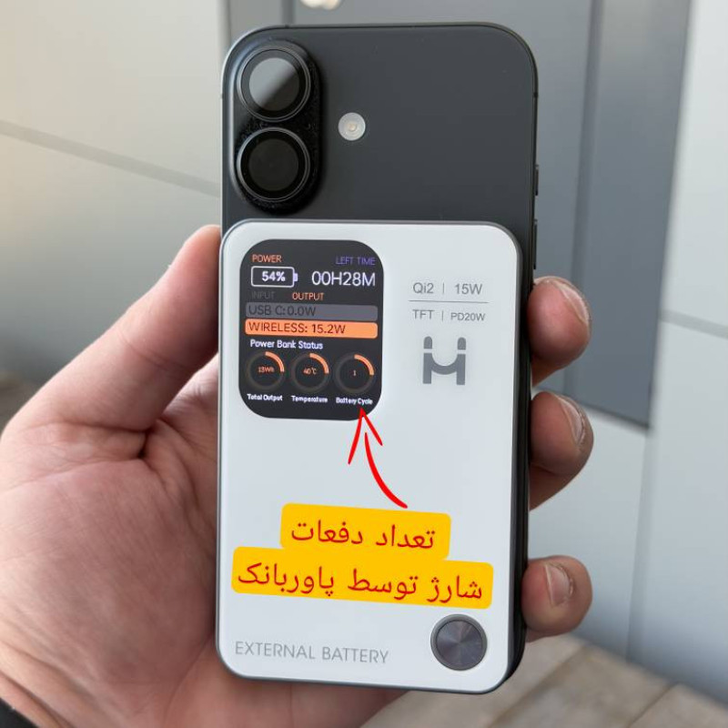 پاوربانک 20وات مدل MH10 ظرفیت 10000 میلی آمپر ساعت