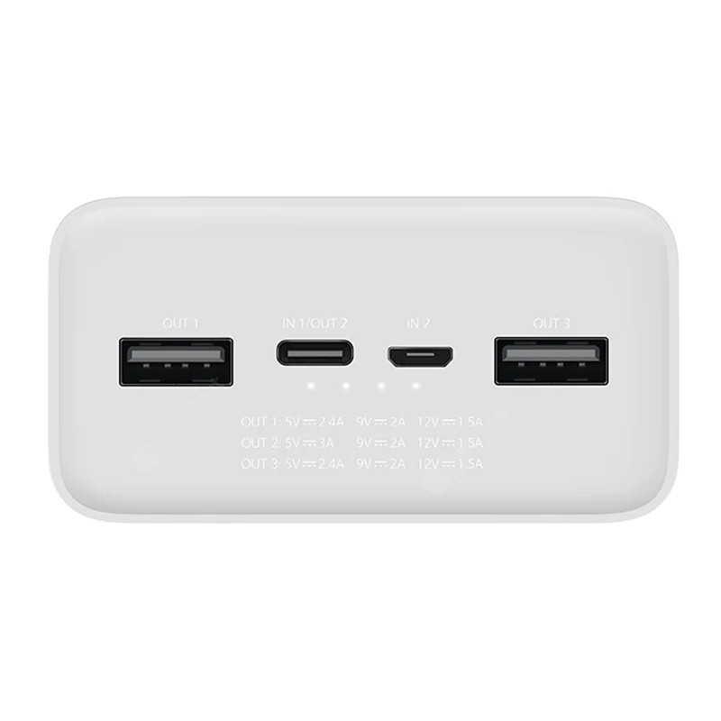 پاوربانک 18 وات شیائومی مدل Mi PB3018ZM ظرفیت 30000 میلی آمپر ساعت