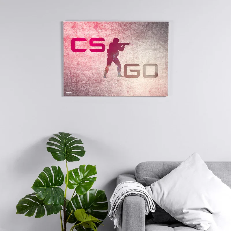 پوستر هومرو مدل فلزی طرح بازی کانتر استرایک کد PS267