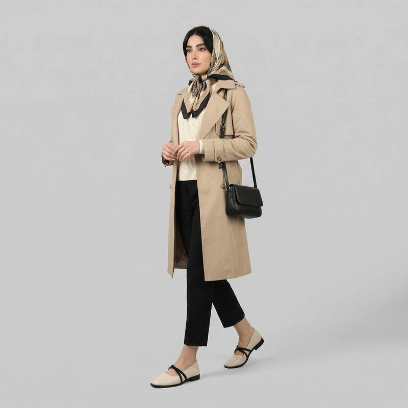 کفش زنانه چرم وحید مدل ماکائو کد 8958