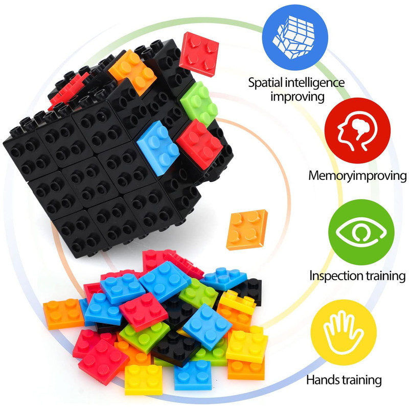 مکعب روبیک فنکسین مدل لگویی 3×3 FanXin 3×3 Lego
