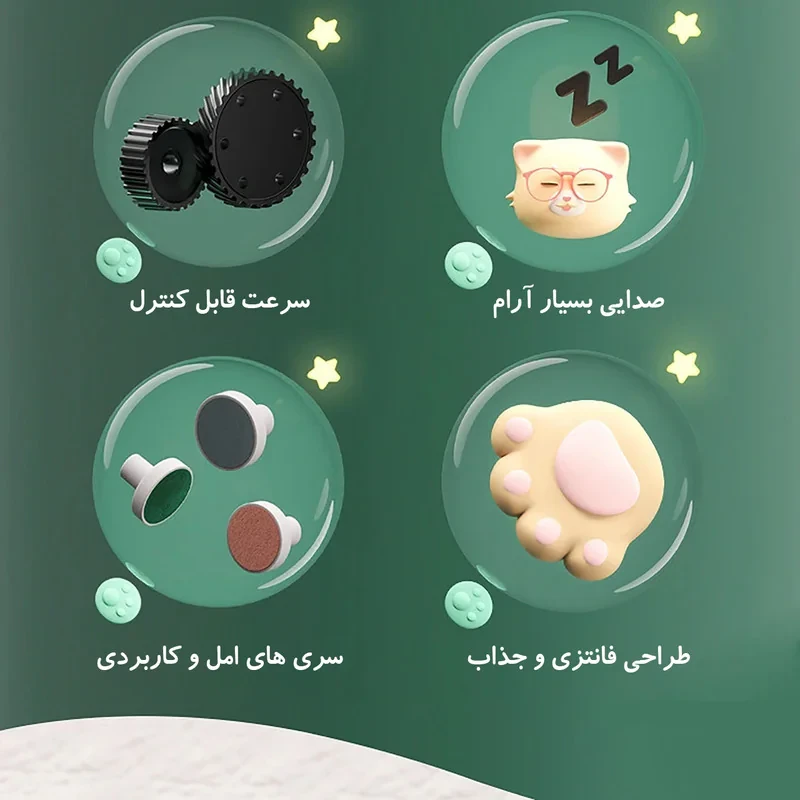 ست ناخن گیر کودک مام مدل Fantasy1