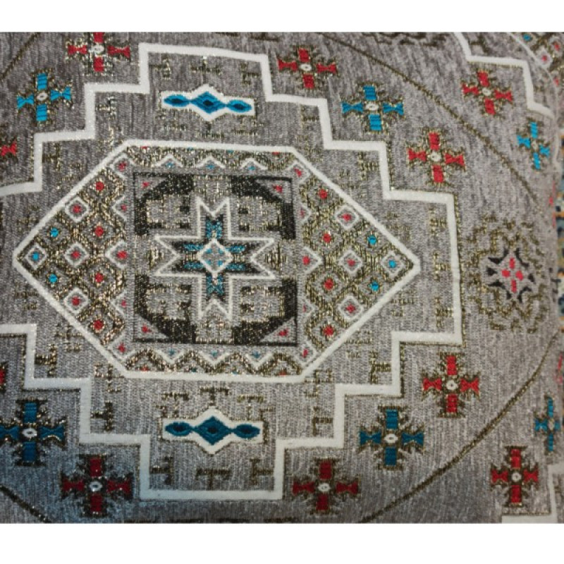 کاور کوسن مدل زر بافت کد 202 مجموعه دو عددی