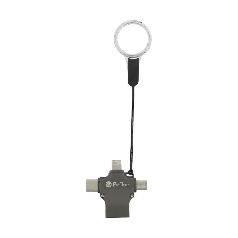 مبدل USB2 به USB-C  micro USB  لایتنینگ پرووان مدل PCO04