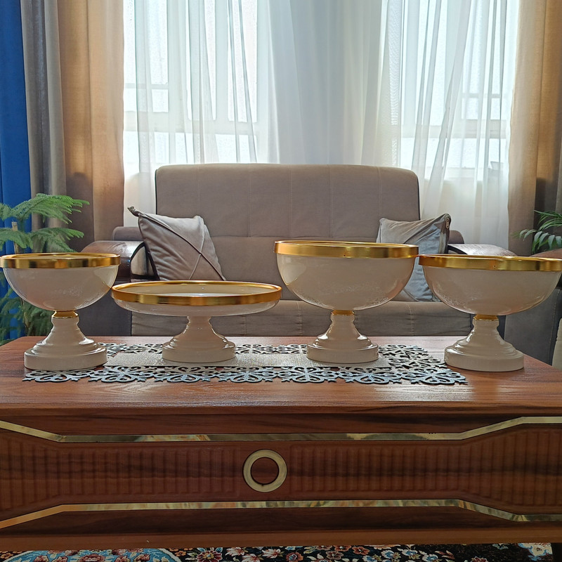 سرویس پذیرایی مدل پایه دار مجموعه ۴ عددی