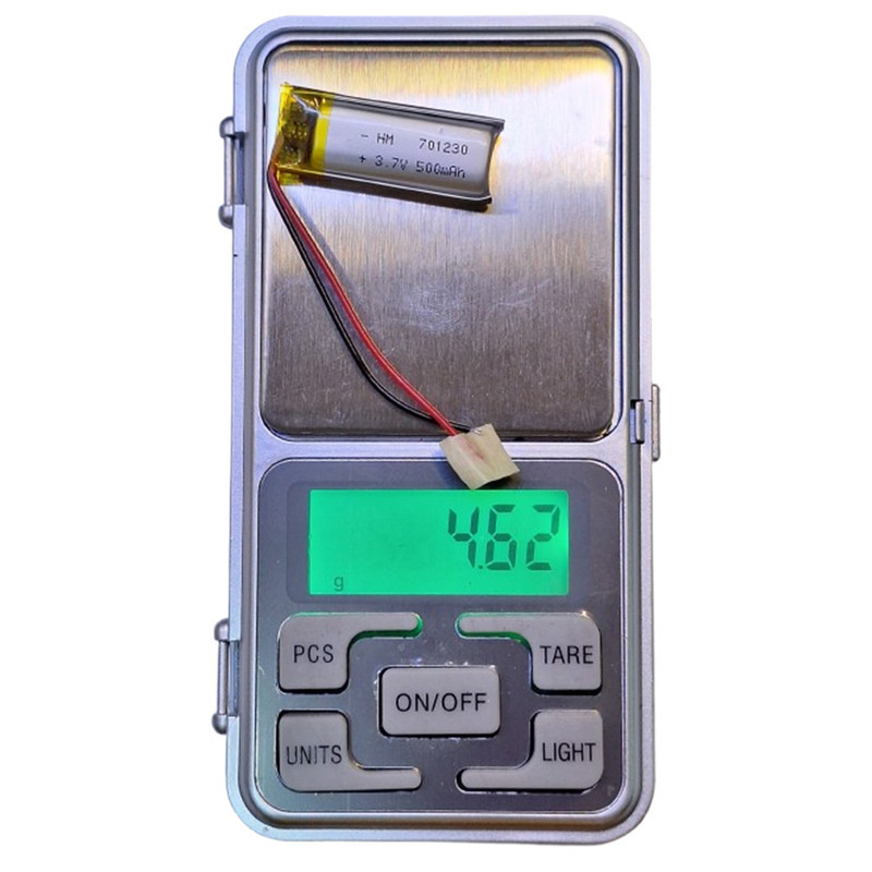 باتری لیتیومی قابل شارژ مدل XP-701230 ظرفیت 500 میلی‌ آمپر ساعت