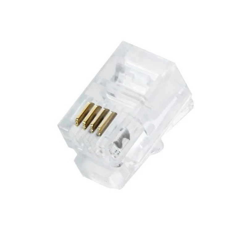 سوکت تلفن RJ9 3 مدل rc20 بسته 20 عددی