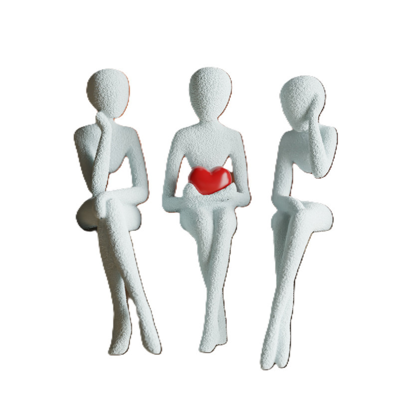مجسمه مدل Shelf Sitters مجموعه سه عددی