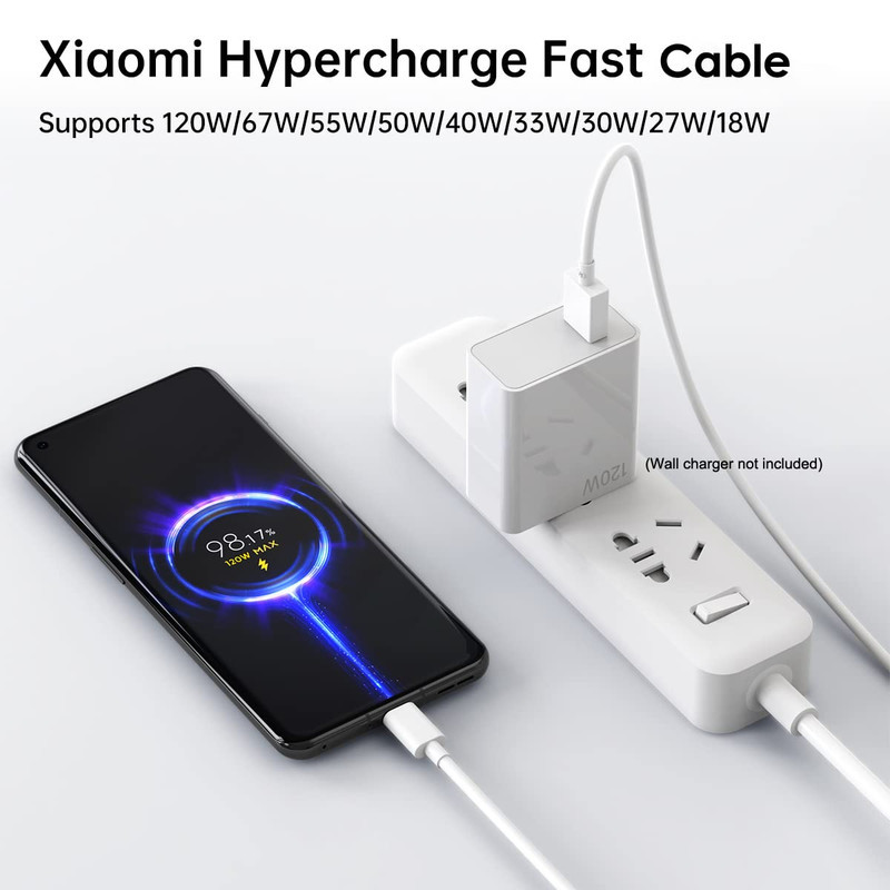 کابل تبدیل USB به USB-C سمگپرس مدل mi Turbo Charger به طول 1 متر