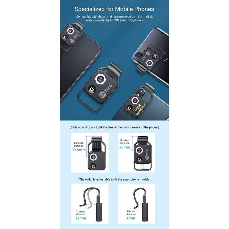 لنز میکروسکوپی اپیکسل مدل MS002CBK