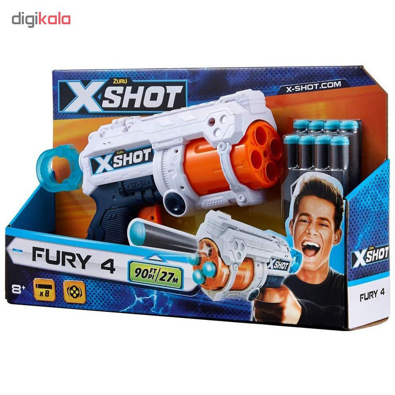 تفنگ بازی زورو سری X Shot مدل Fury 4