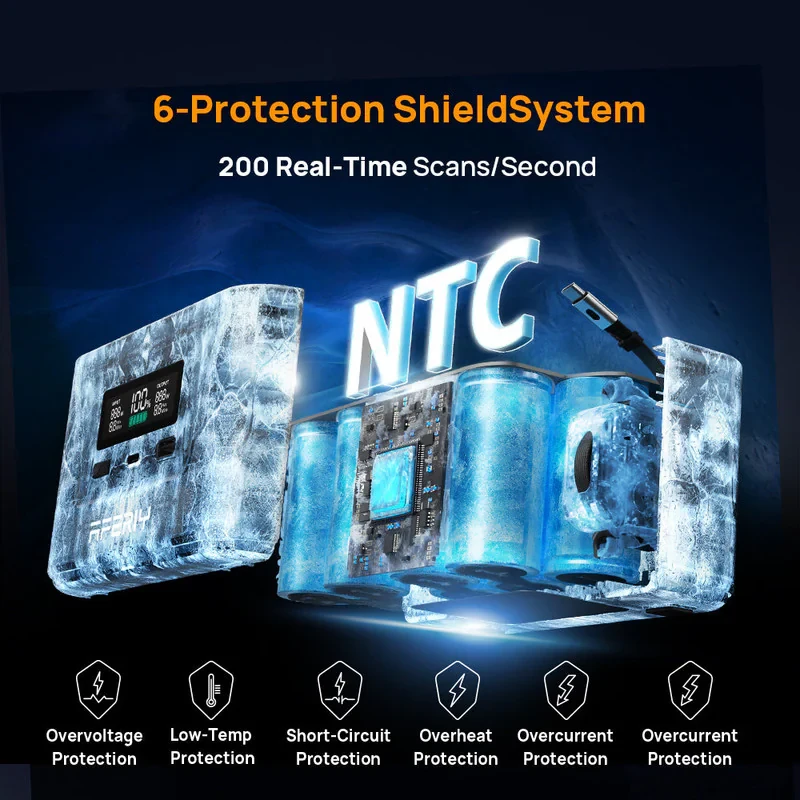 پاوراستیشن 100 وات آفیری مدل Nano100 ظرفیت 31000 میلی‌آمپر ساعت