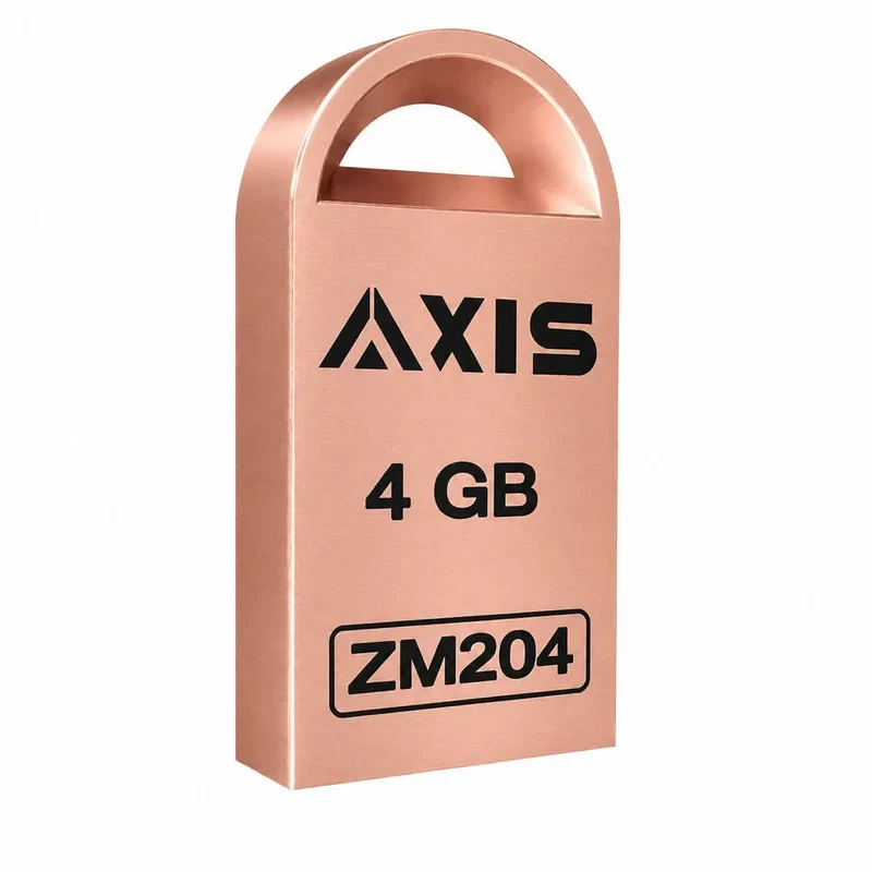 فلش مموری اکسیس مدل ZM204 ظرفیت 4گیگابایت با رابط USB 2.0