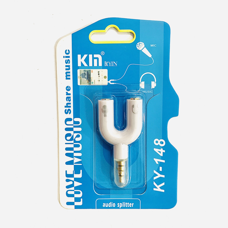 مبدل میکروفون و هدفون کین مدل KY-148