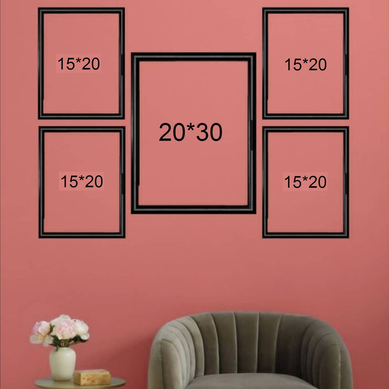 قاب عکس مدل 215 کد 2030 مجموعه 5 عددی