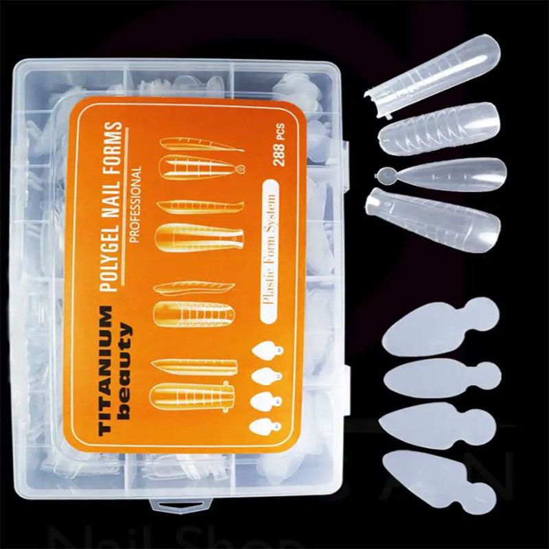 قالب کاشت ناخن تیتانیوم مدل mra-288 مجموعه 288 عددی