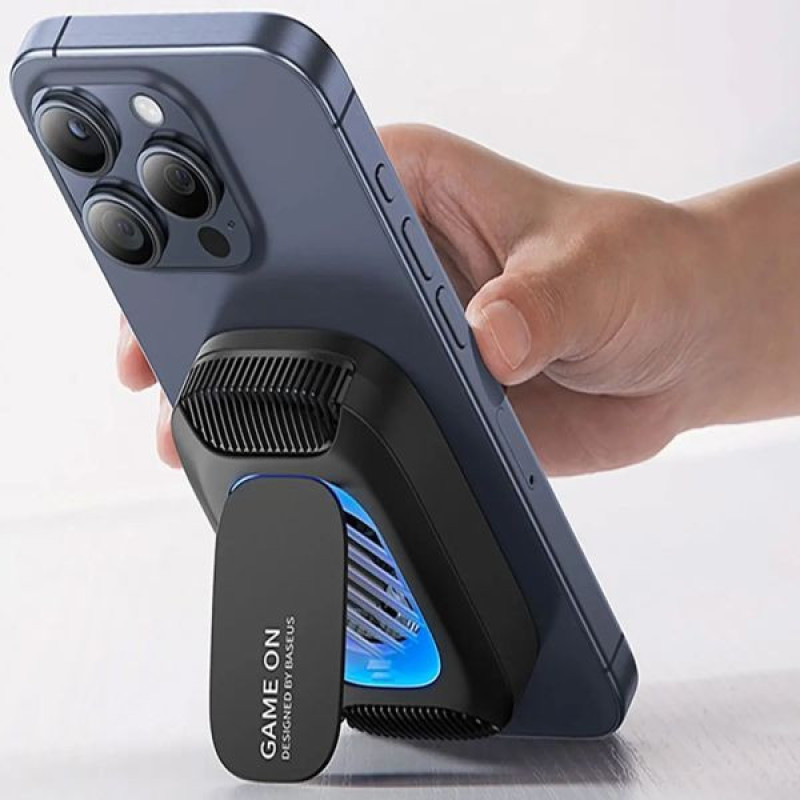 شارژر رومیزی 15 وات بیسوس مدل  15W Wireless Charger Magnetic Phone Cooler