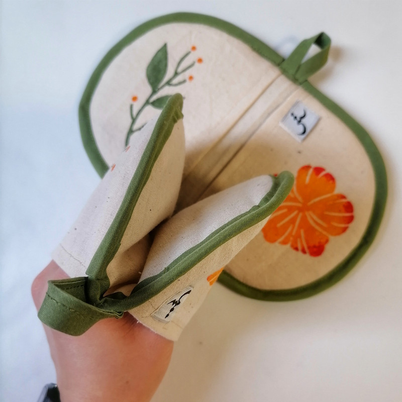 دستگیره مدل گل کد D-H-02 مجموعه دو عددی