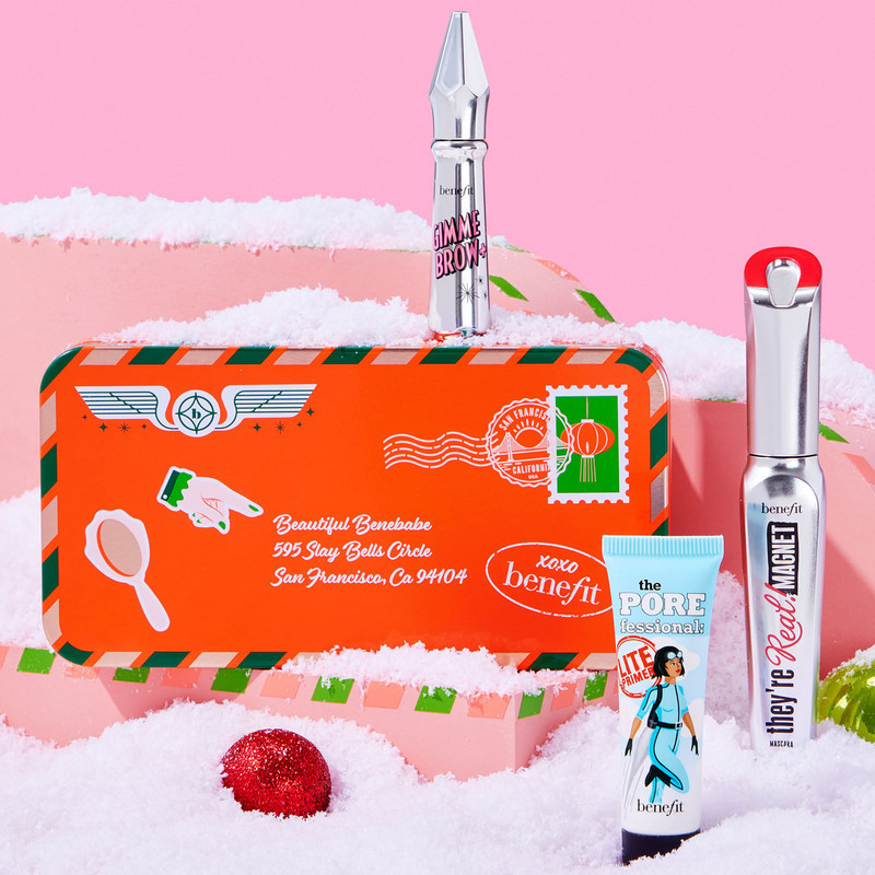 مجموعه آرایشی بنفیت مدل Stamp of Beauty مجموعه 3 عددی