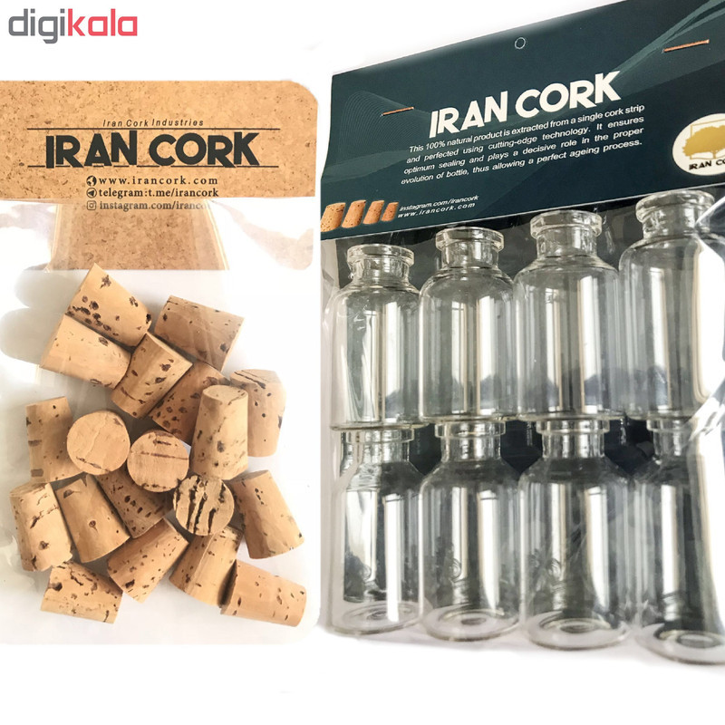 بطری ایران کرک مدل ویال 25cc بسته 8 عددی