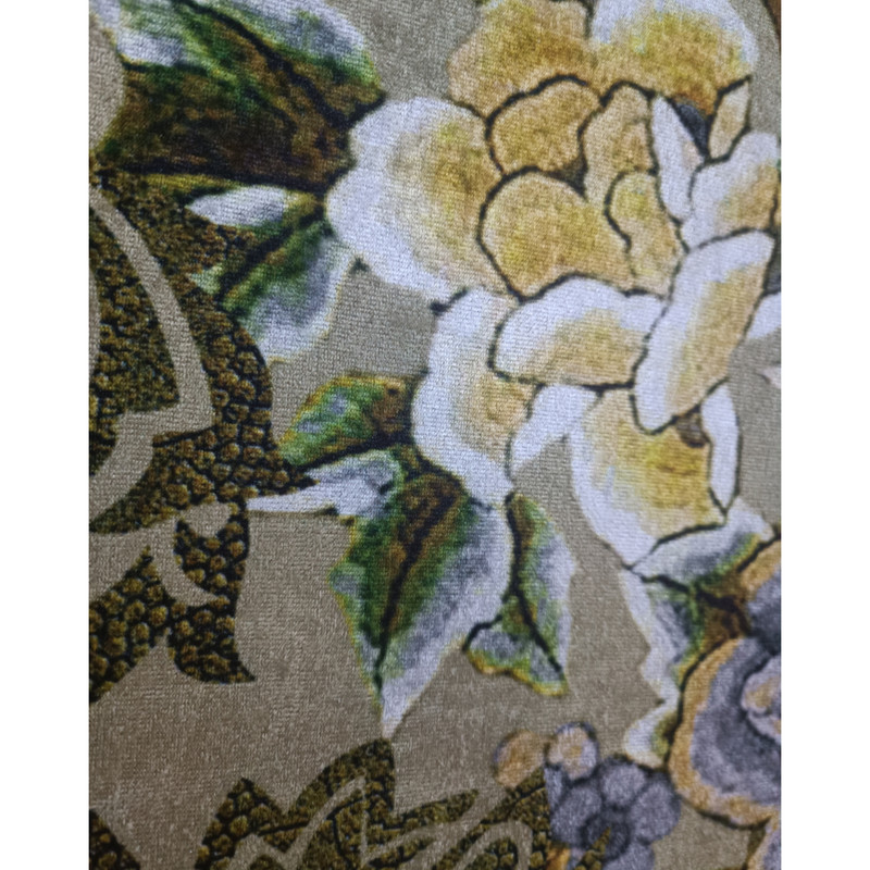 تشک مهمان مدل مخمل طرح گل کد 35 یک نفره سایز 90×190 سانتی متر
