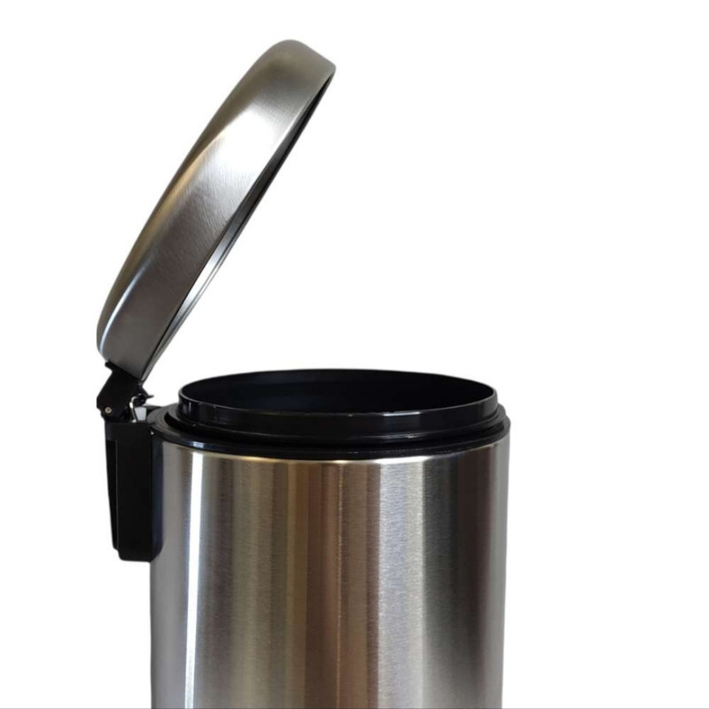 سطل زباله پدالی سرکوله مدل Steel کد L3