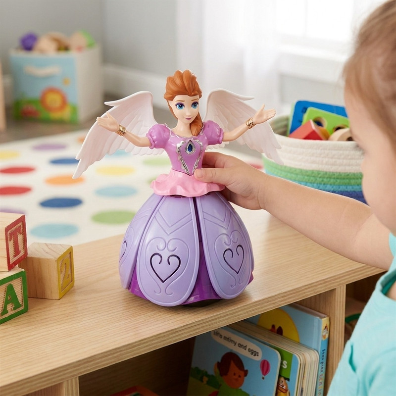 عروسک موزیکال مدل Angel Girl