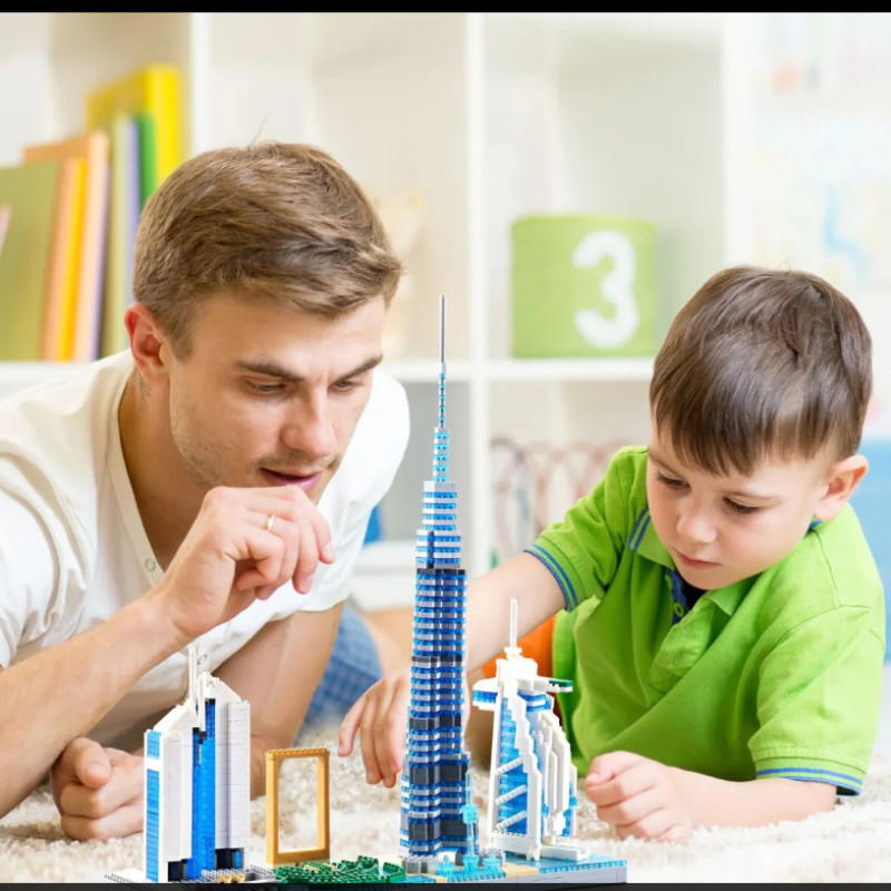 ساختنی 3000 تکه مدل معماری دوبی طرح ساختمان های مدرن کد 32085