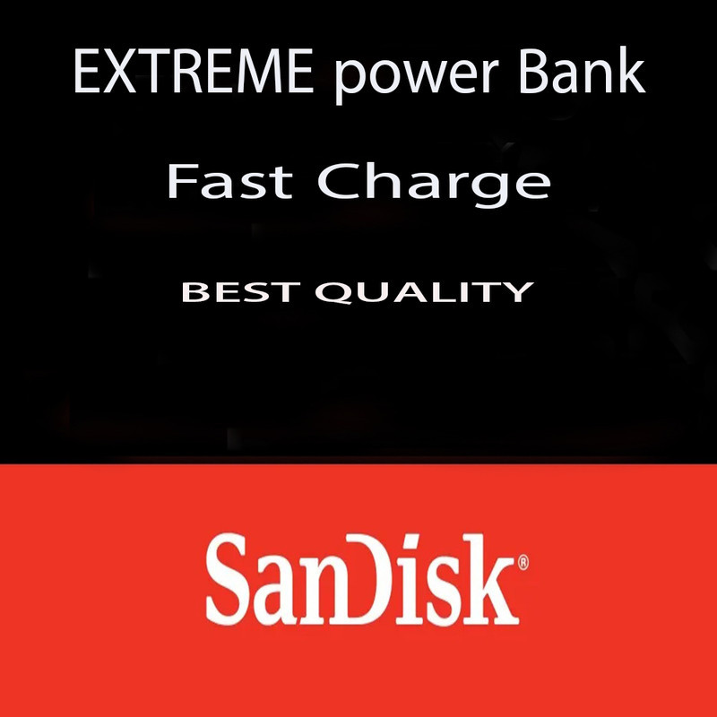 پاوربانک 22.5 وات سن دیسک مدل EXTREME ظرفیت 20000 میلی‌آمپرساعت