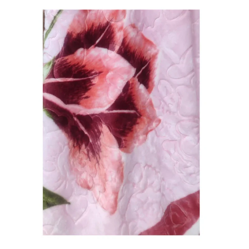 پتو 2 نفره گلبافت مدل گلدار کد 312 سایز 220x240 سانتی‌متر