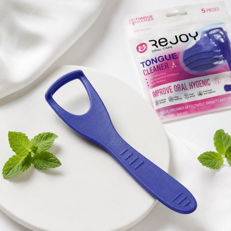 زبان‌شور ریجوی مدل Oral Care با خاصیت ضدعفونی کننده دهان 6 بسته 5 عددی