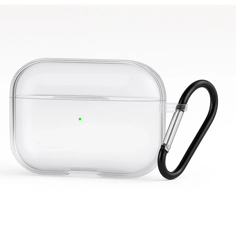 کاور مسیر مدل Clear Case مناسب برای کیس Airpods Pro 3 به همراه آویز