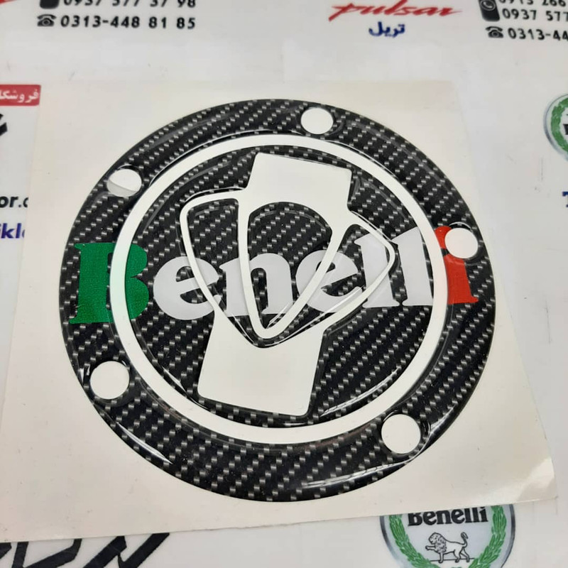 آرم و برچسب درب باک موتور سیکلت وارون مدل L-25-BGR مناسب برای بنلی