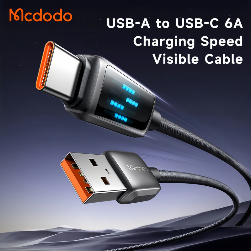 کابل تبدیل USB به USB-C مک دودو مدل CA-235 طول 1.2 متر