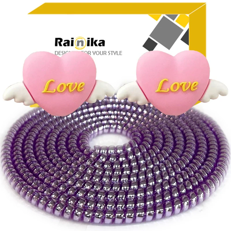 محافظ کابل شارژ و هندزفری رینیکا مدل Love KK 03 مجموعه 3 عددی