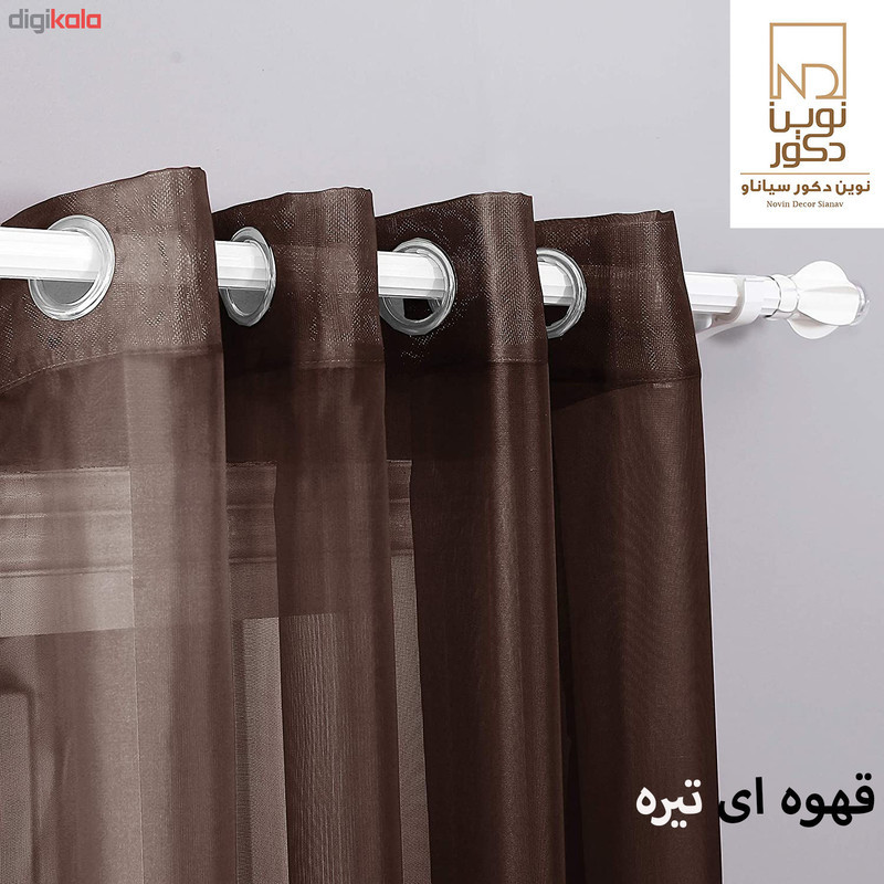 پرده نوین دکور سیاناو مدل ND500 سایز 280 × 140 سانتی متر