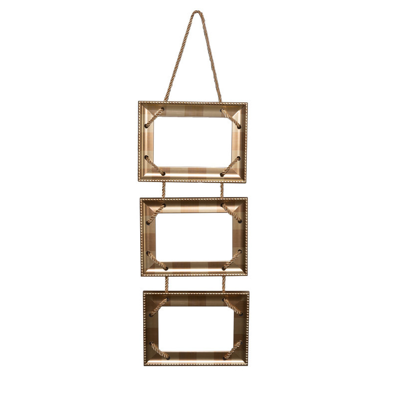 قاب عکس مدل پولیش طرح Ttiple Rope Frame کد 15X10