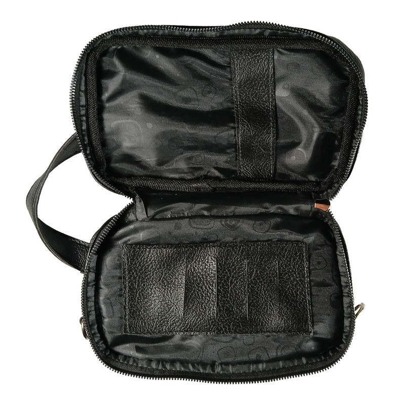 کیف دستی و دوشی مردانه چرم مصنوعی مدل QZ-HBF-001