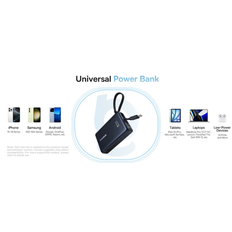 پاوربانک بیسوس مدل PicoGo 45W ظرفیت 10000 میلی آمپر ساعت