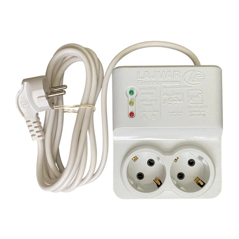 محافظ ولتاژ لجور الکتریک مدل L109 - 3500W - 16A - 1.8Meter