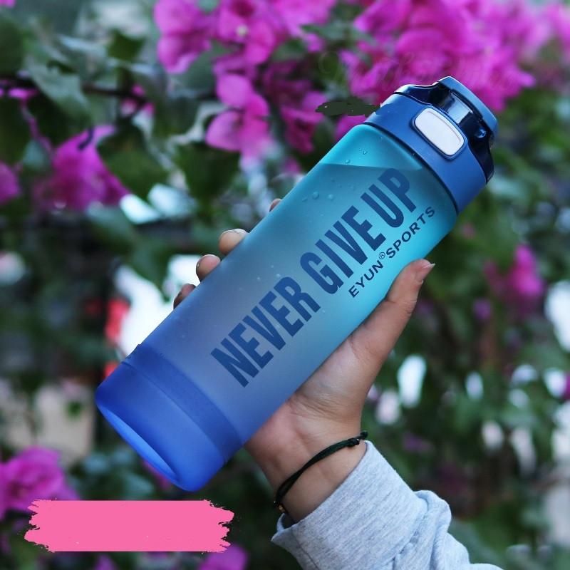 قمقمه مدل never give up گنجایش 1 لیتر