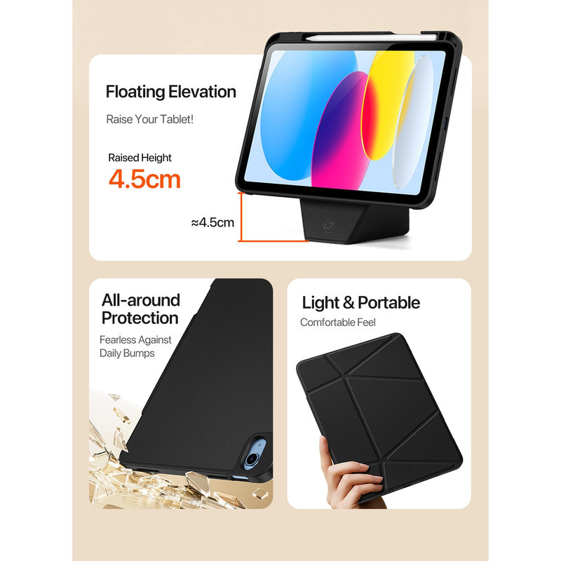 کیف کلاسوری بادیگارد مدل Vers مناسب برای تبلت اپل iPad 11 2025 11 Inch  iPad 10 2022 10.9 inch