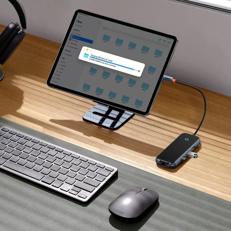 هاب 6 پورت USB-C بیسوس مدل Acmejoy WKJZ010313