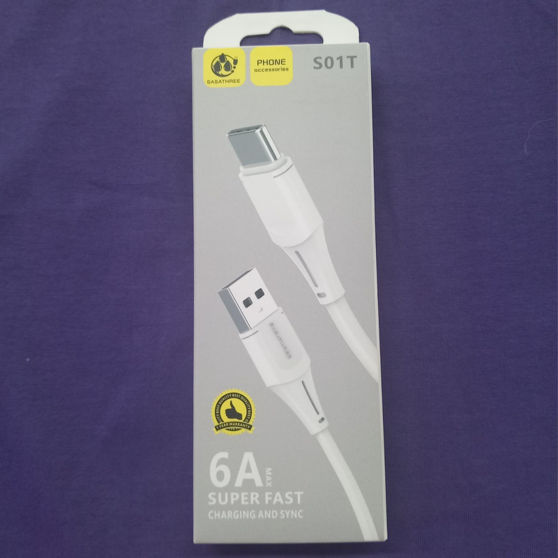 کابل تبدیل USB به  USB - C  مدل S01T طول 1 متر