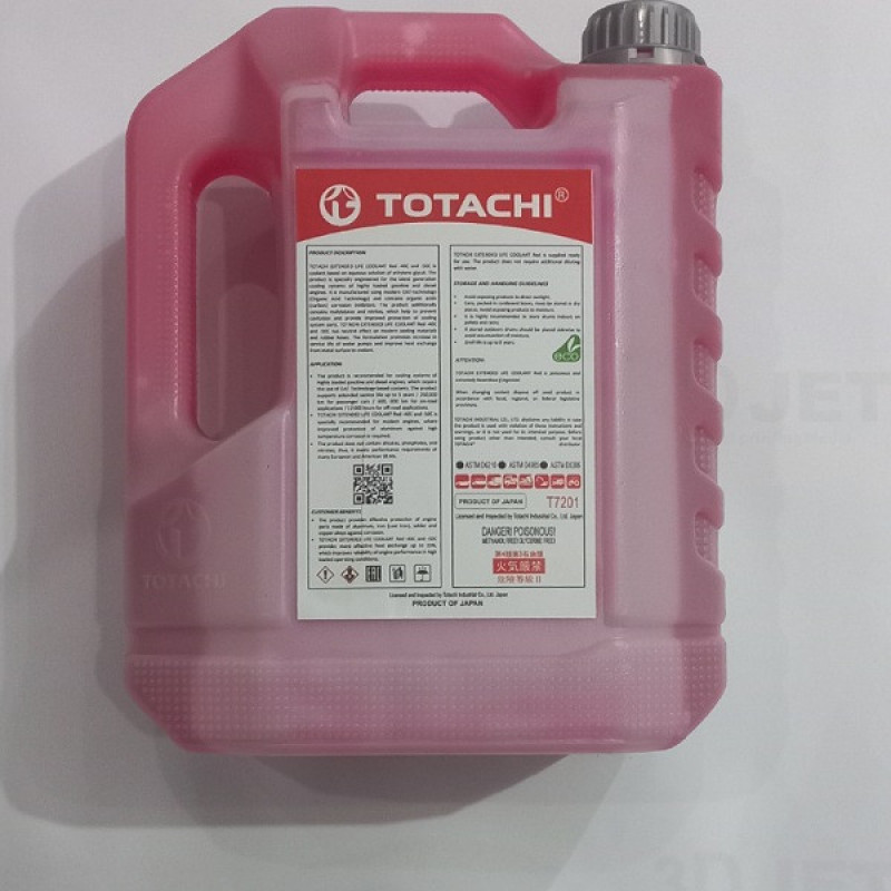 ضدیخ و ضدجوش 50 به 50 توتاچی مدل Extended life coolant 5050 حجم 4 لیتر