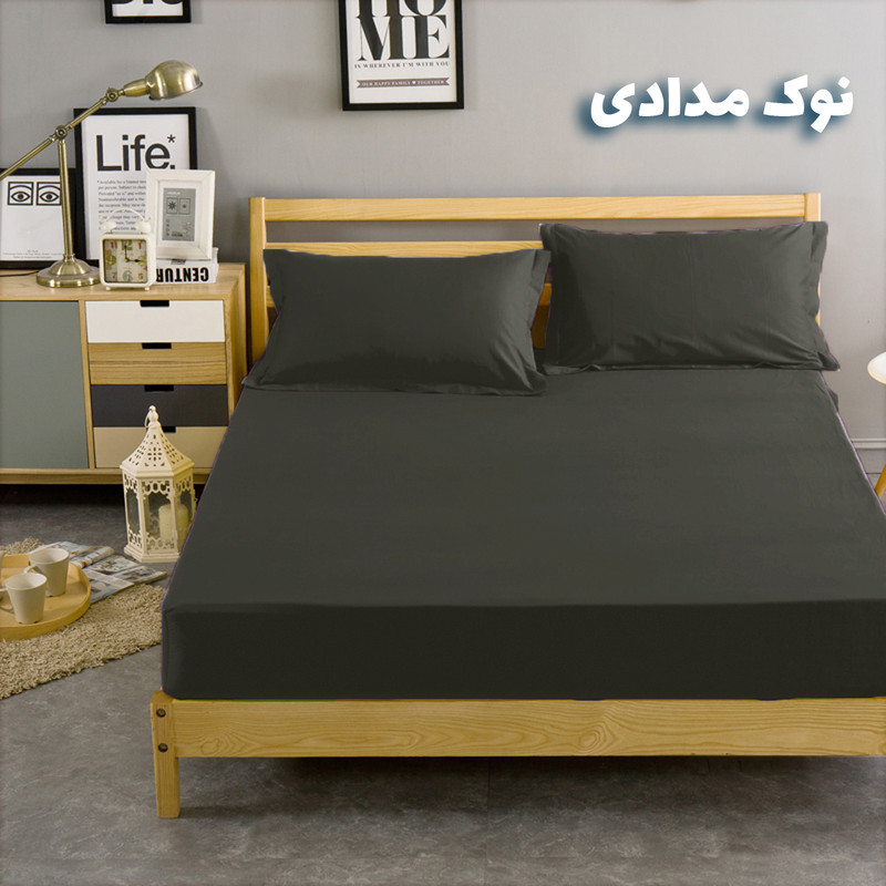 سرویس ملحفه بومرنگ مدل Simple-160 دو نفره 3 تکه